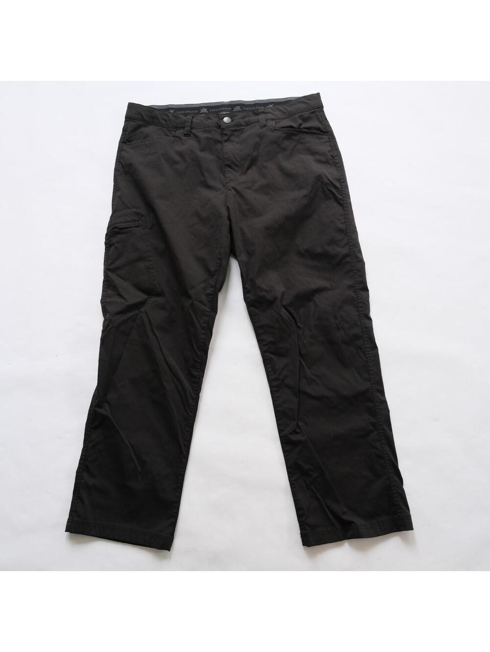 ZeroXposur Pants Mens 38x30 Black Cargo Stretch Travel Series Outdoor Nylon